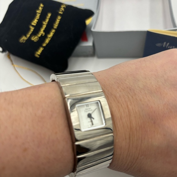 MARCEL DRUCKER Vintage Bracelet Cuff Watch, box, dust bag - Picture 4 of 9